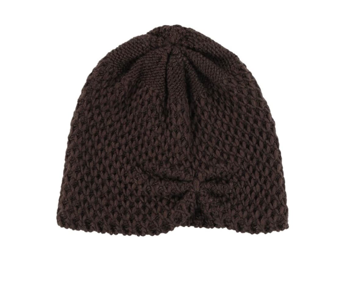 코이세이오 리본 비니 브라운 상품이미지1