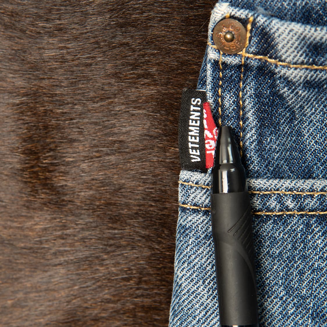 [28] 베트멍 17SS 리바이스 리워크 멀티지퍼 데님팬츠  상품이미지4