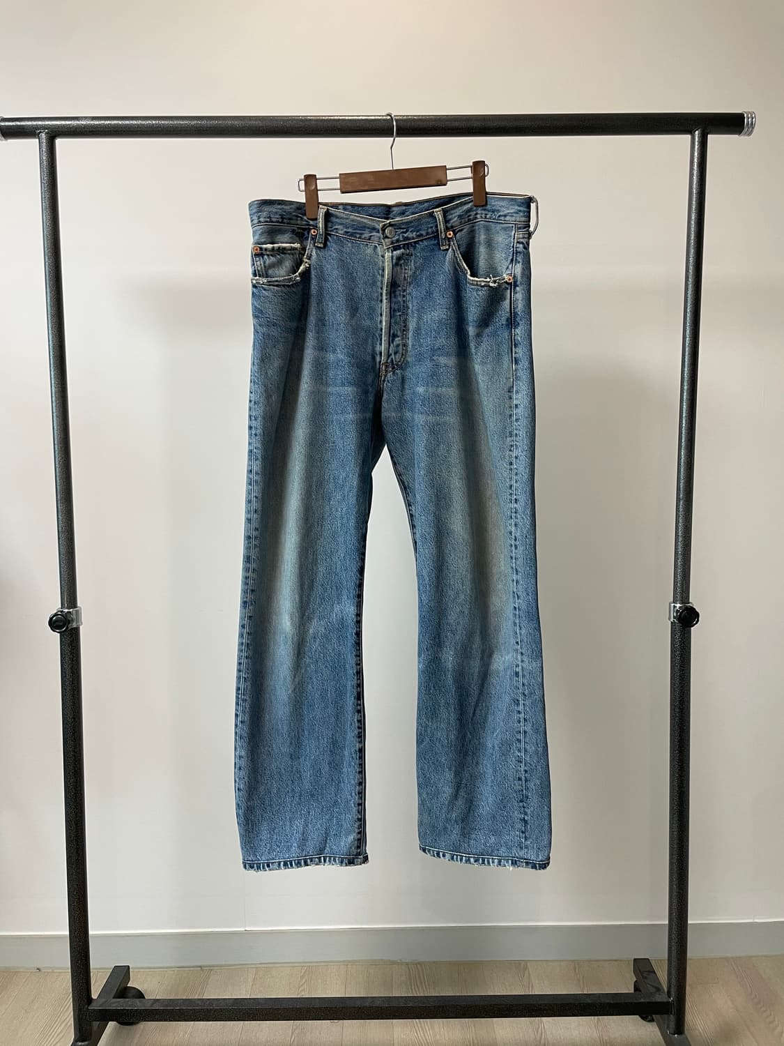 (36) Levis501 리바이스501 워싱 데님팬츠 상품이미지1