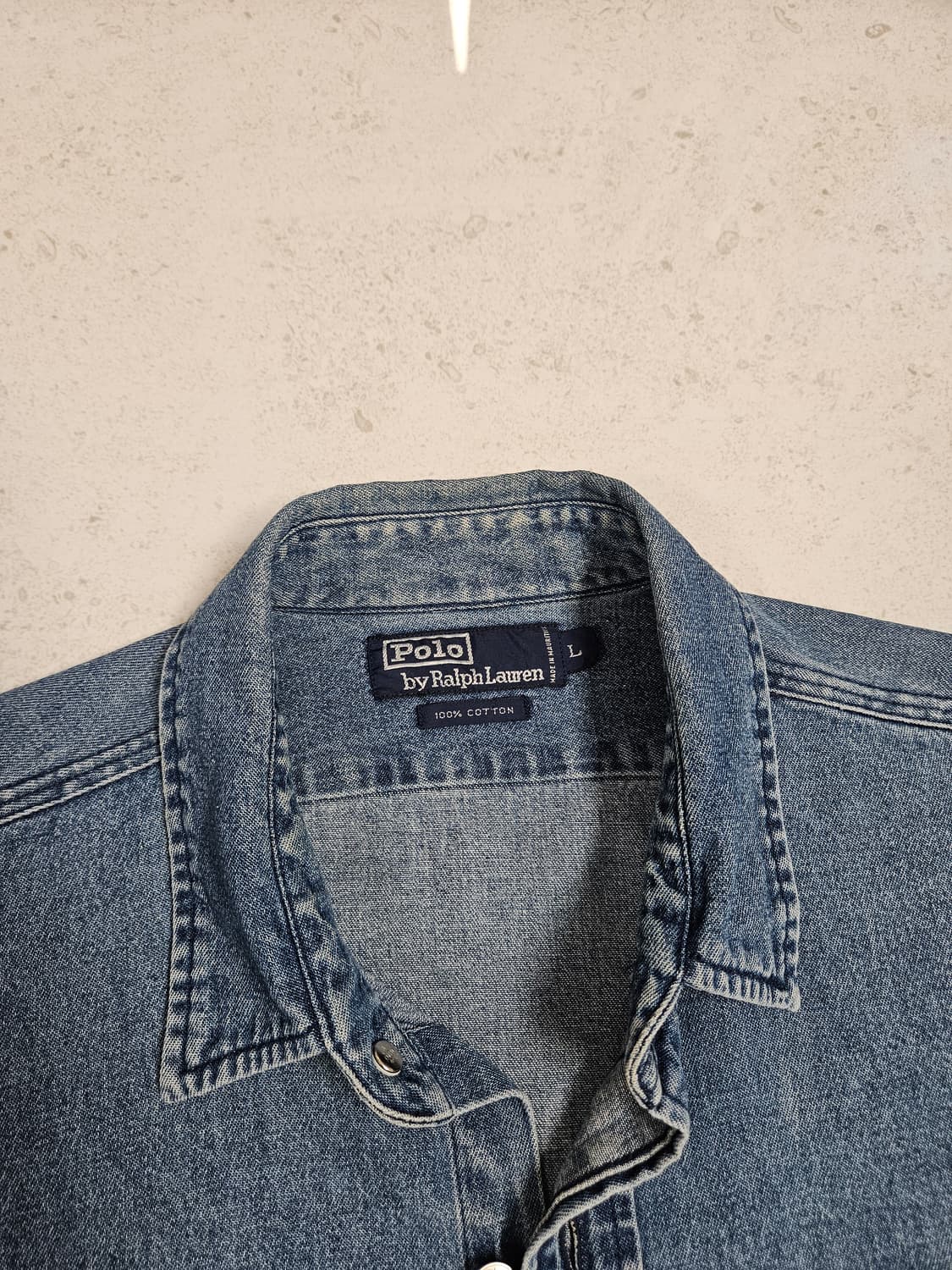 90s 폴로 랄프로렌 데님셔츠 상품이미지3