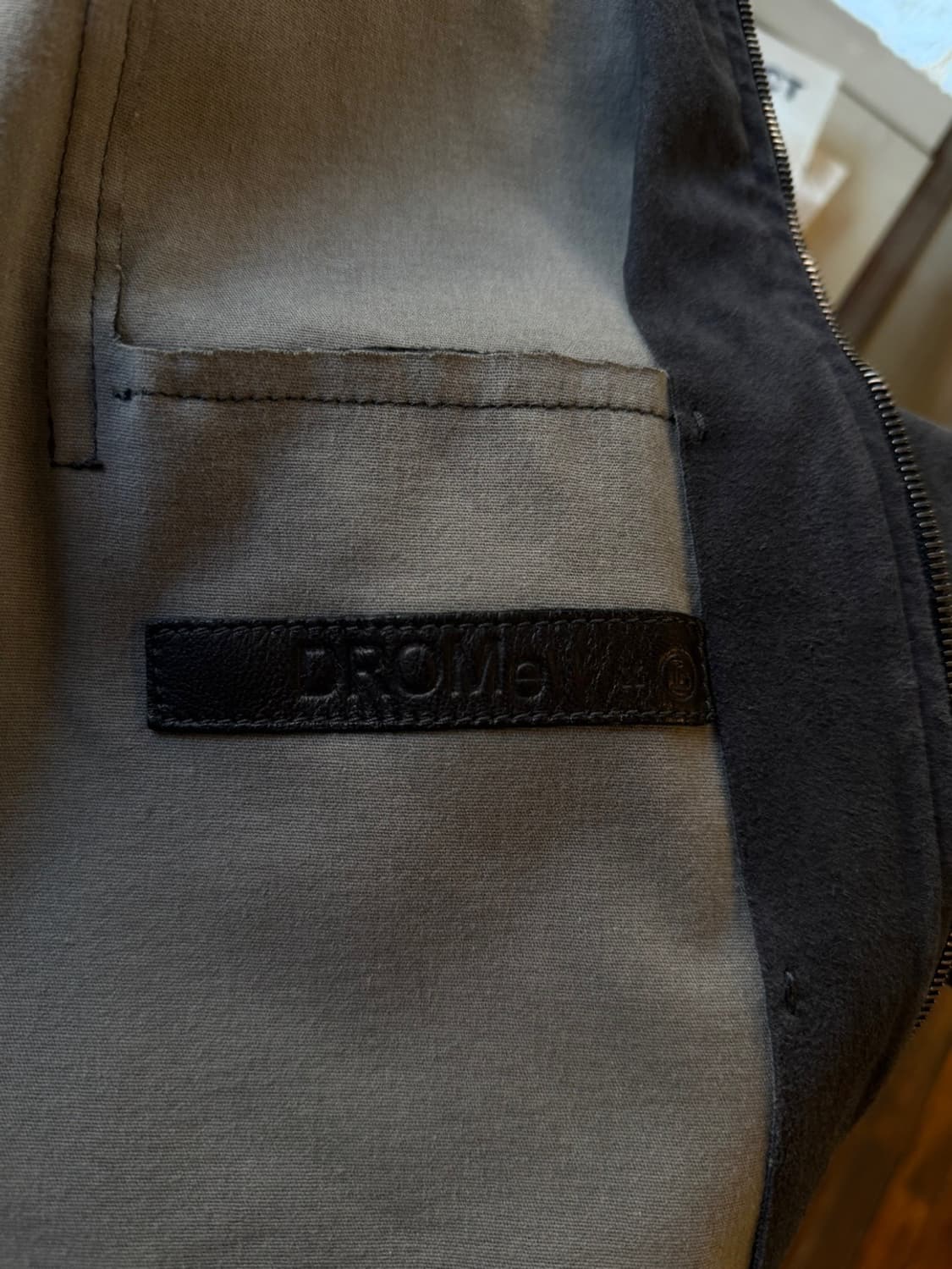 DROMe 스웨이드 싱글 라이더 자켓 100~105 상품이미지9