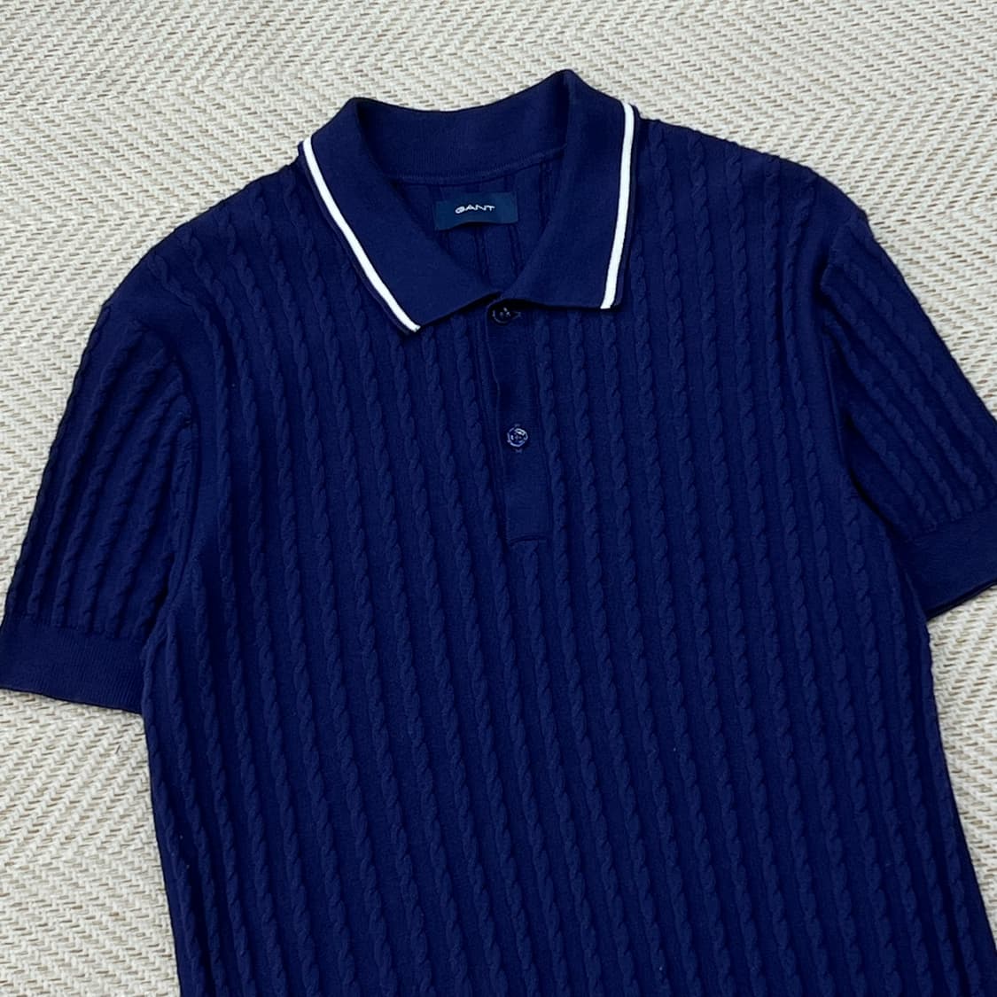 간트 꽈배기 니트반팔티 r3309 상품이미지3