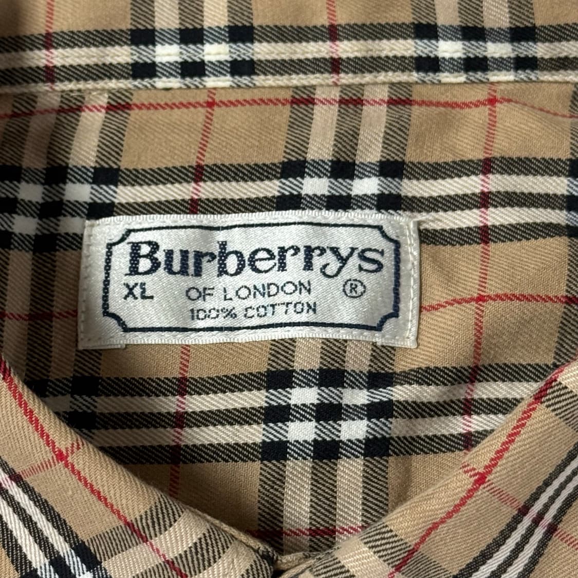 Burberrys 버버리 체크 셔츠 XL 상품이미지4