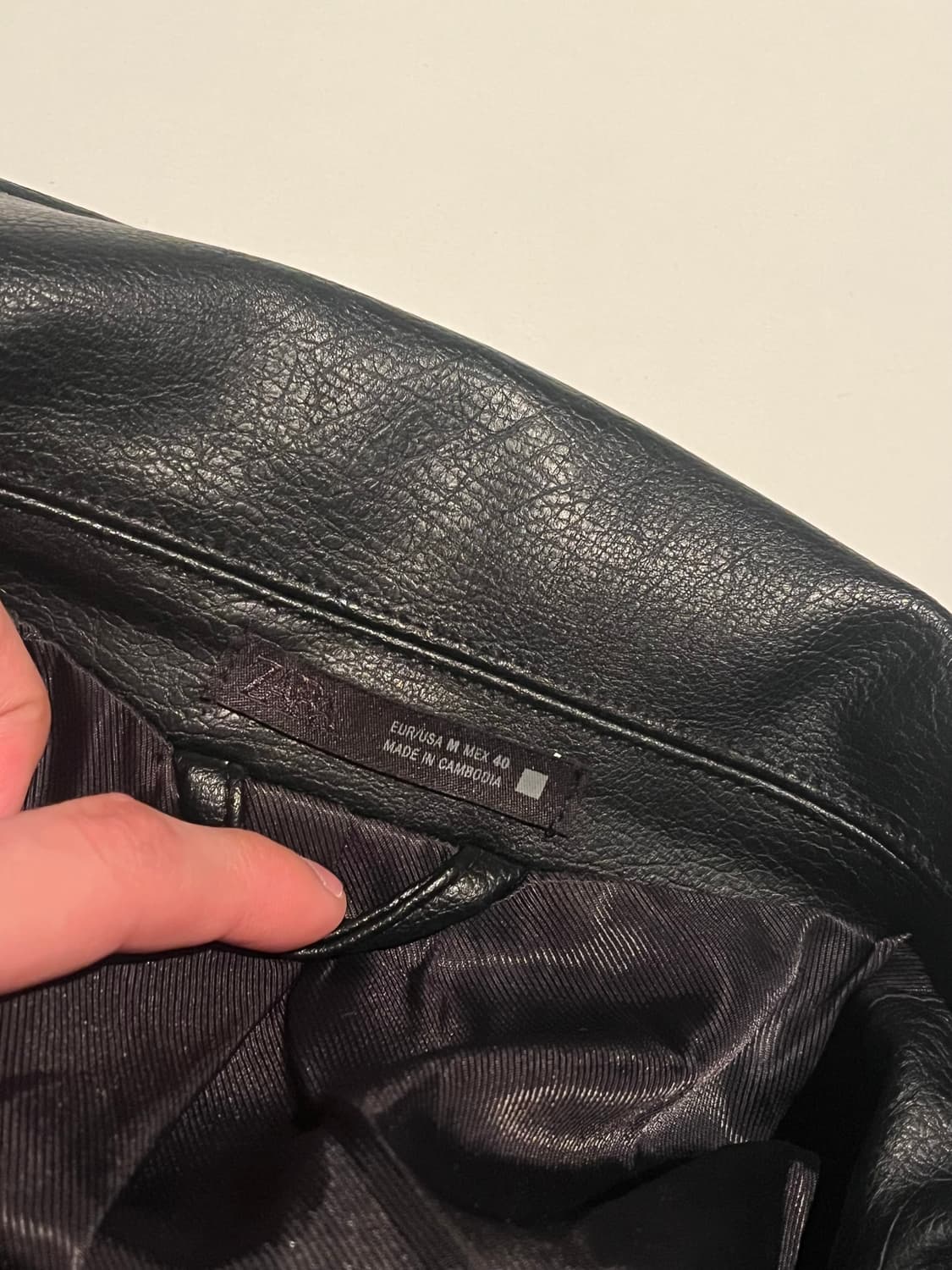 Zara Leather Jacket 상품이미지2