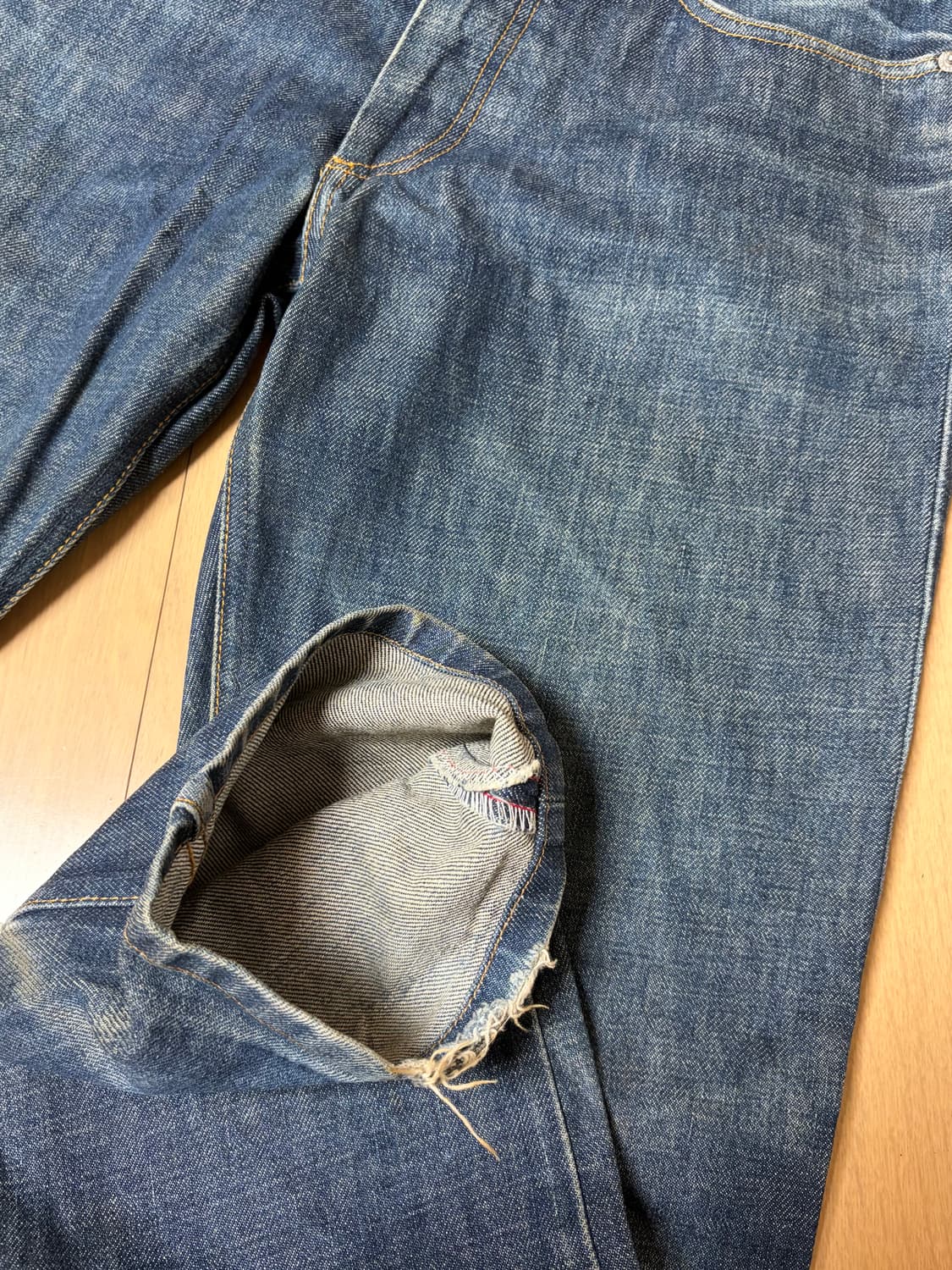 [30] 헬무트랭 1998 빈티지 워시드 데님 상품이미지5