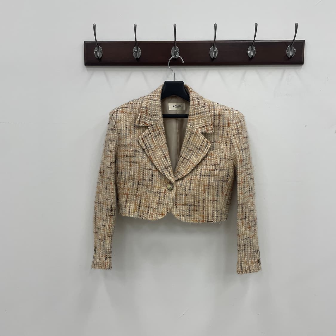 재팬 빈티지 크롭 트위드 자켓 상품이미지1