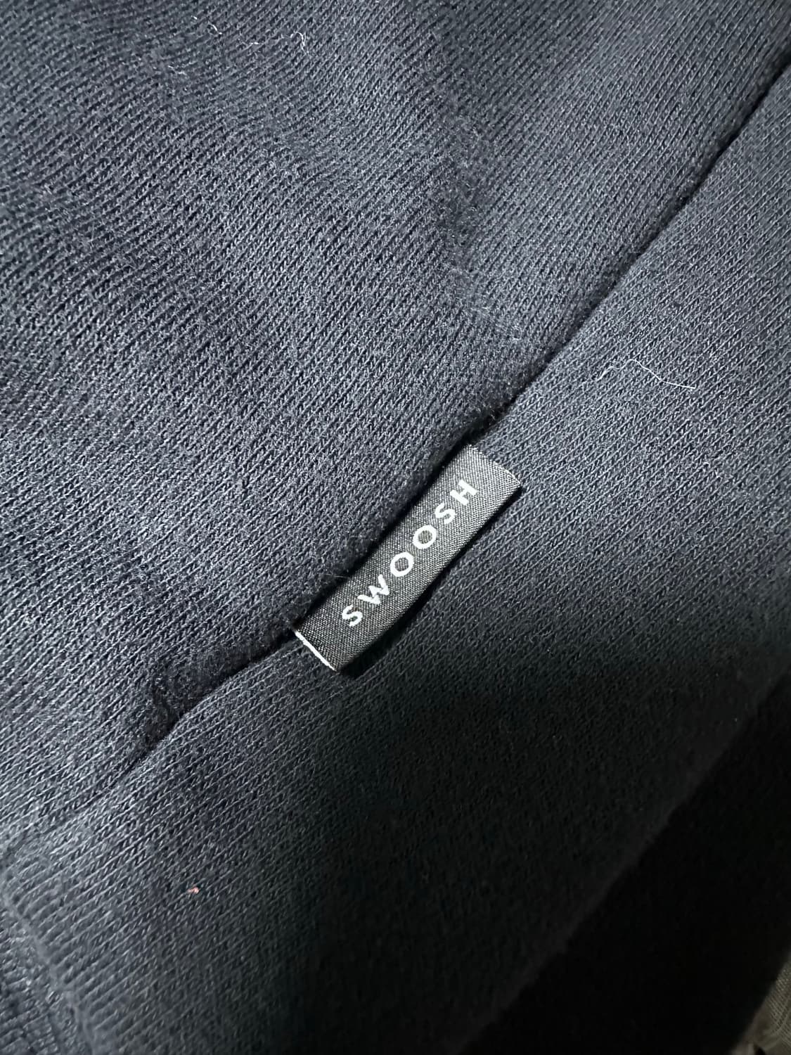 나이키 더블 스우시 맨투맨 블랙 색상 XL 사이즈 상품이미지7