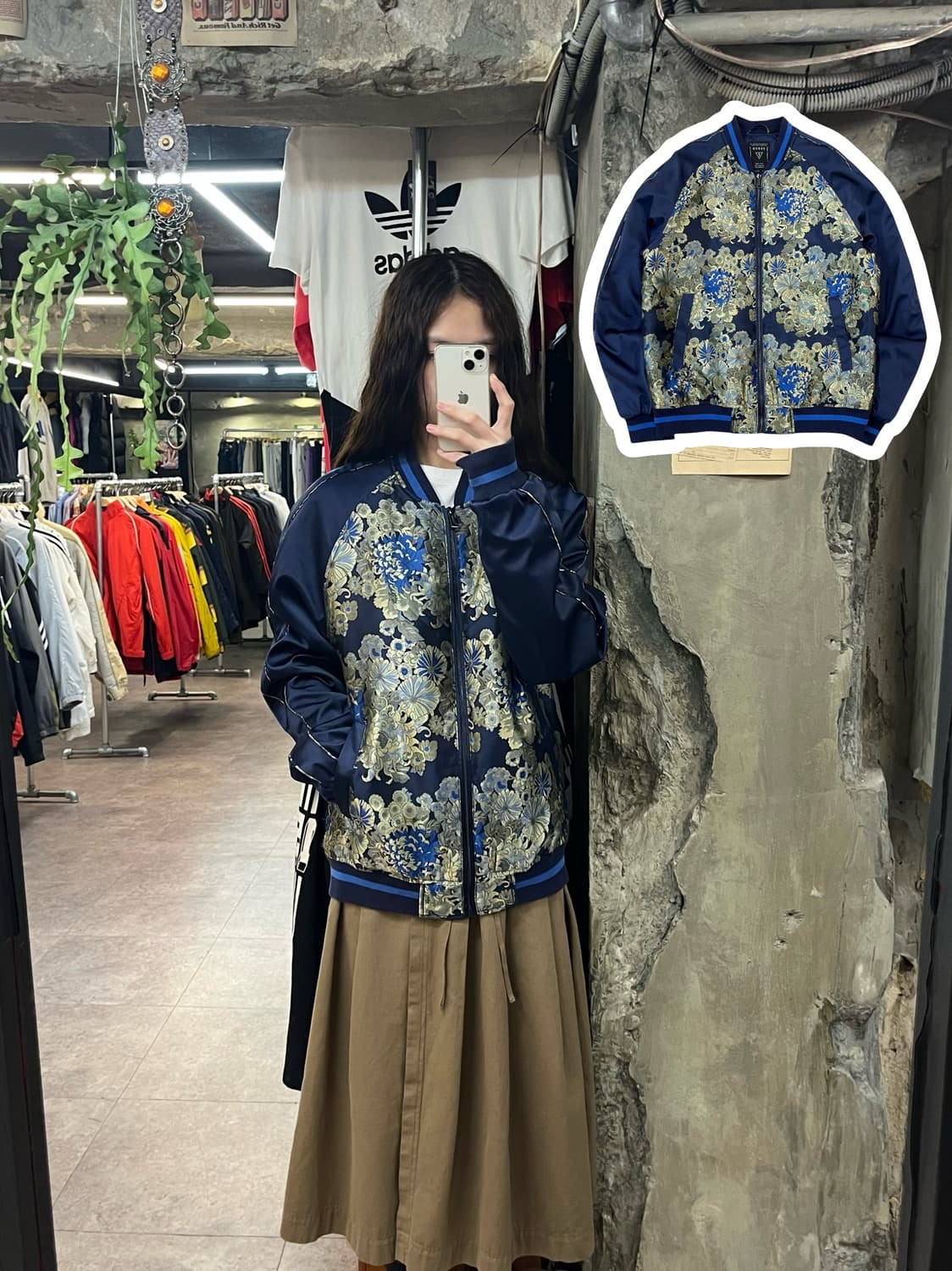 게스 스카잔 네이비 L #csz1868 상품이미지1