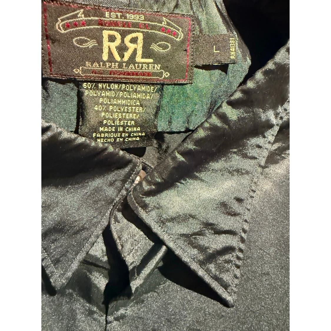 RRL 더블알엘 새틴 서비스 셔츠 상품이미지4