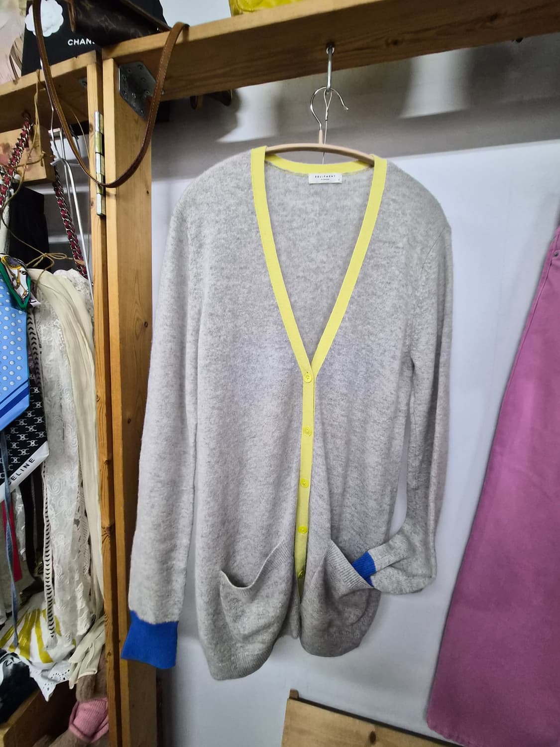 이큅먼트 캐시미어 100% 롱가디건 상품이미지4