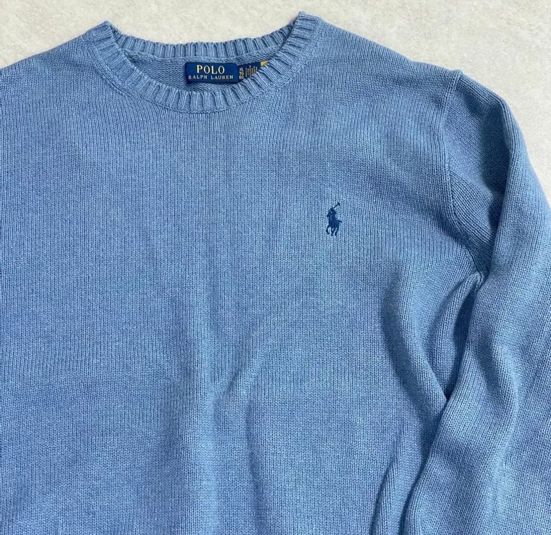 폴로 랄프로렌 니트 XL 블루 상품이미지2