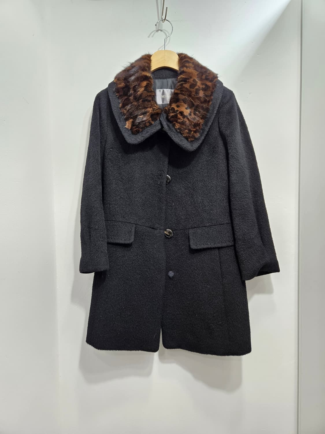 삼성물산 멜리사(MELISSA) 밍크퍼카라 알파카코트 상품이미지1