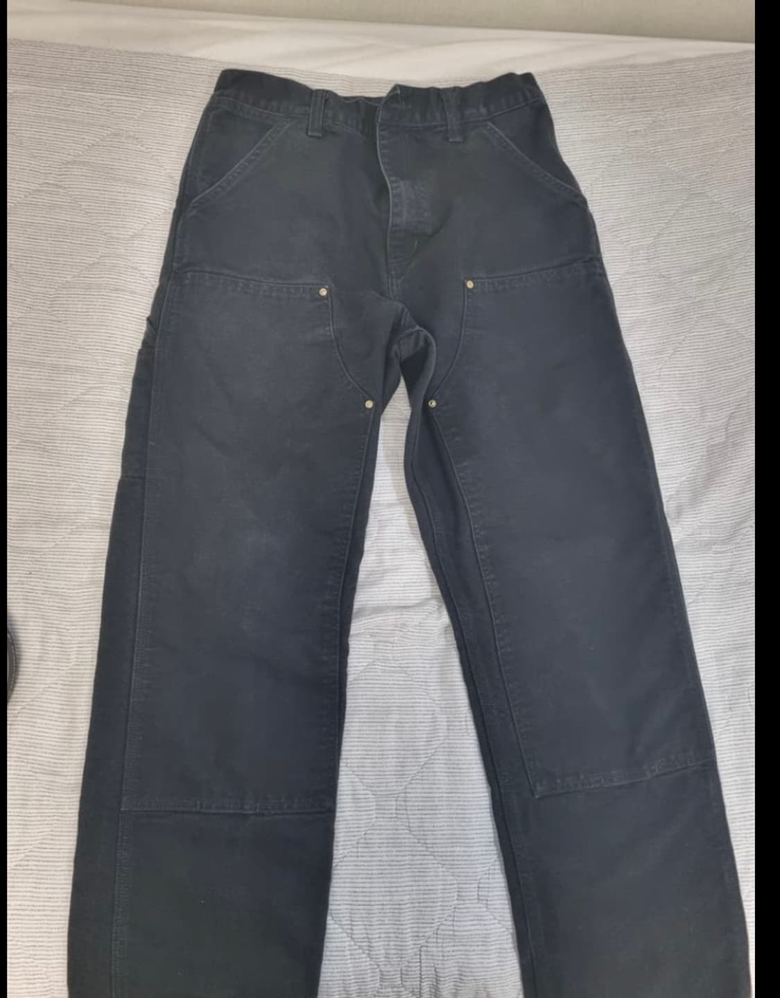 칼하트윕 더블니 자켓 블랙 30x32 상품이미지1