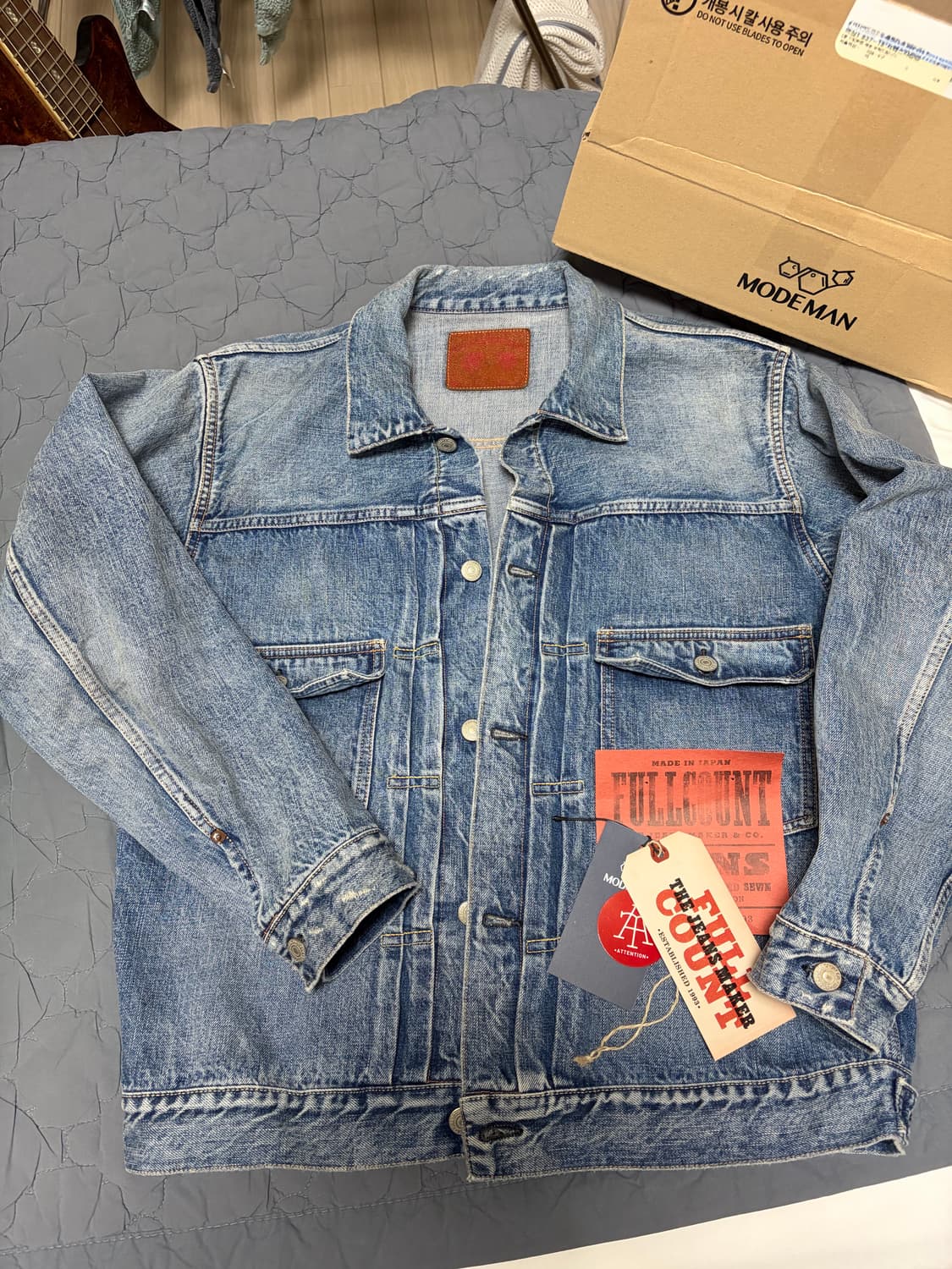 새상품) 풀카운트 다트포드 청자켓 42 상품이미지1