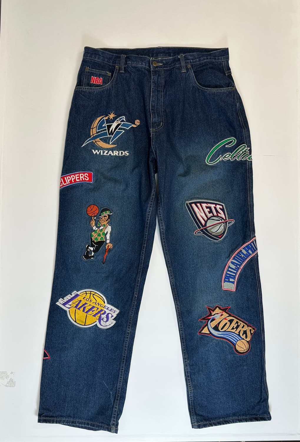 NBA 패치 워크 데님 36  상품이미지1