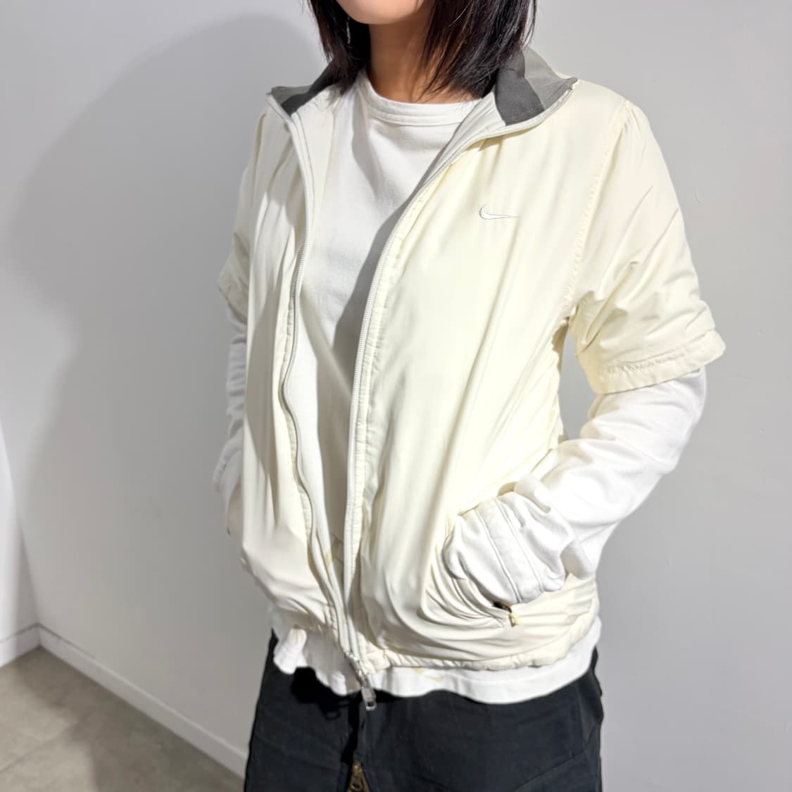 00s 나이키 리버시블 반팔 패딩 자켓 상품이미지1