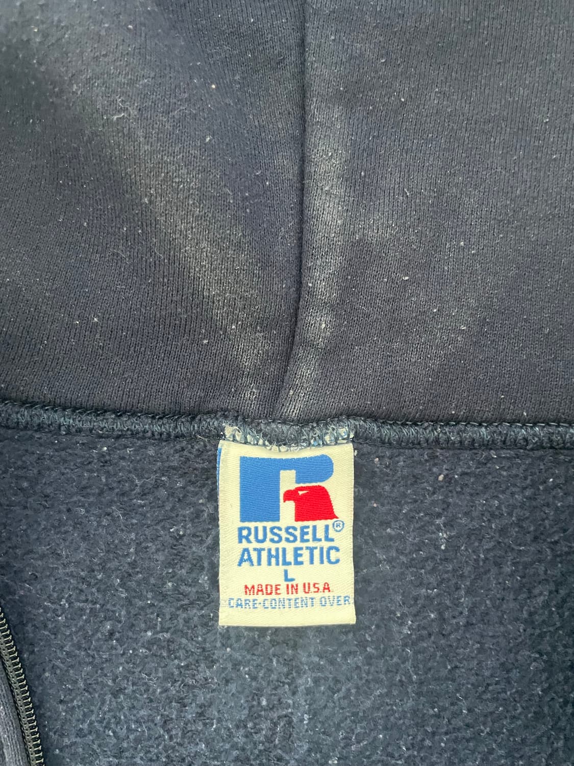 made in usa 80‘s 러셀 후드집업 L사이즈  상품이미지3
