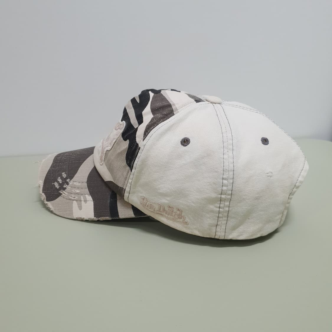 Von dutch 본더치 00s 빈티지 Y2K 카모 트러커 데미지 볼캡 상품이미지6