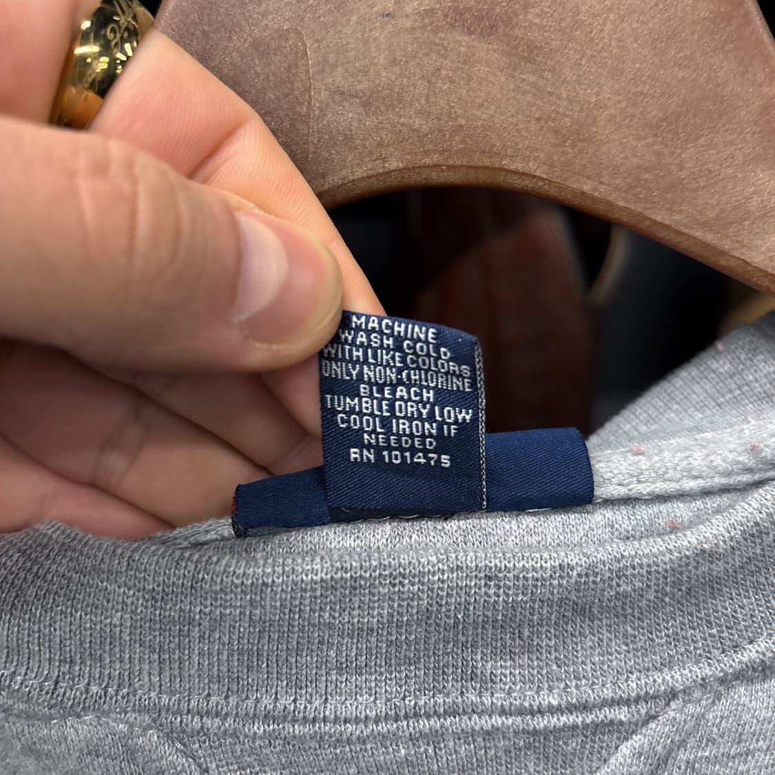 90s 제이 아메리카 오하이오 칼리지팀 스웻셔츠 V-인서트 N706 상품이미지9