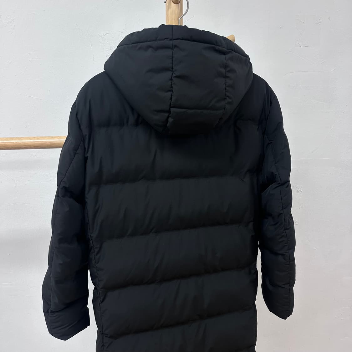 UNIQLO 유니클로 블랙 다운 롱패딩 점퍼 L사이즈 J26 상품이미지5