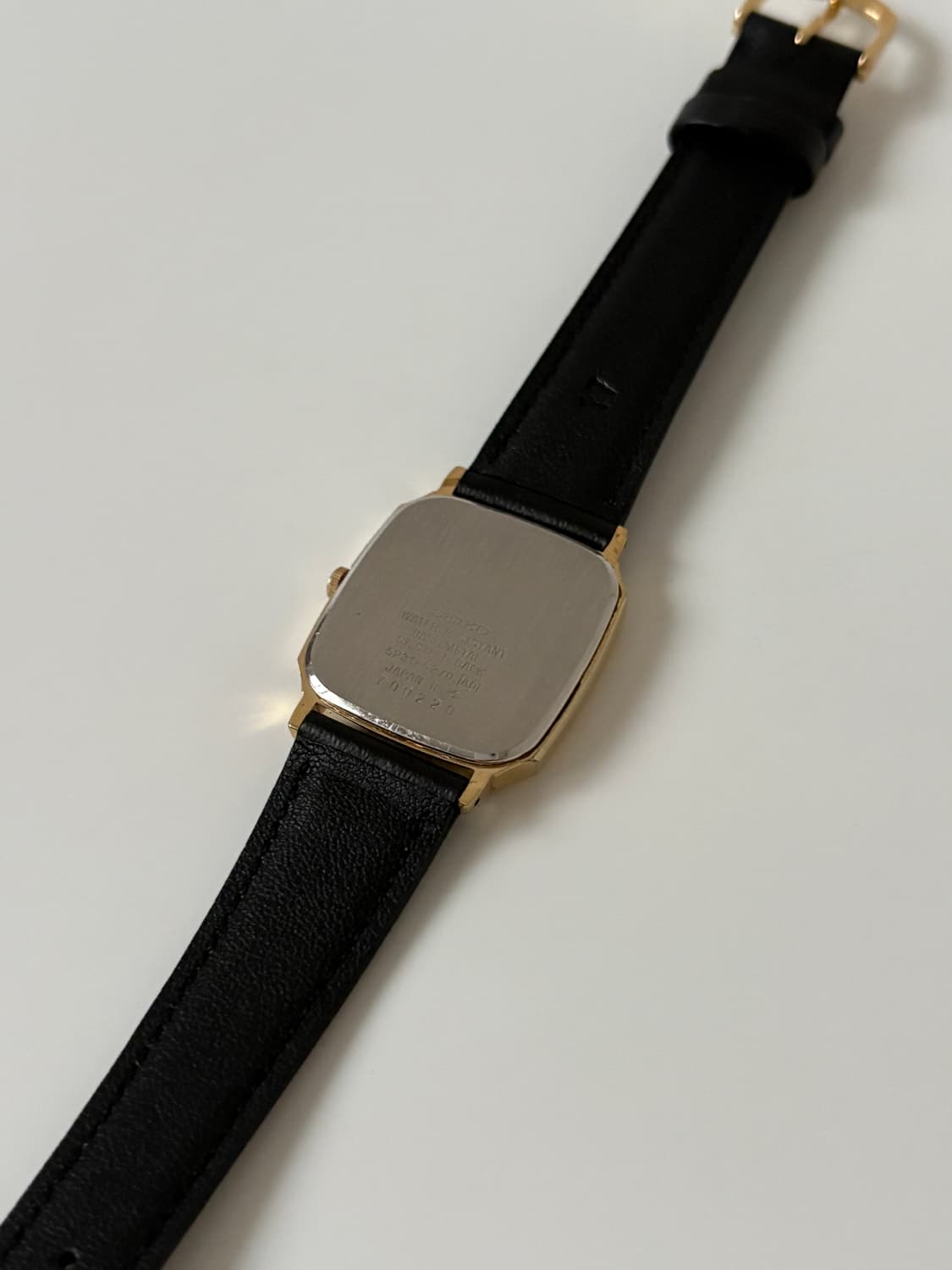 1980s Arabic Index Gold Square Quartz  상품이미지7