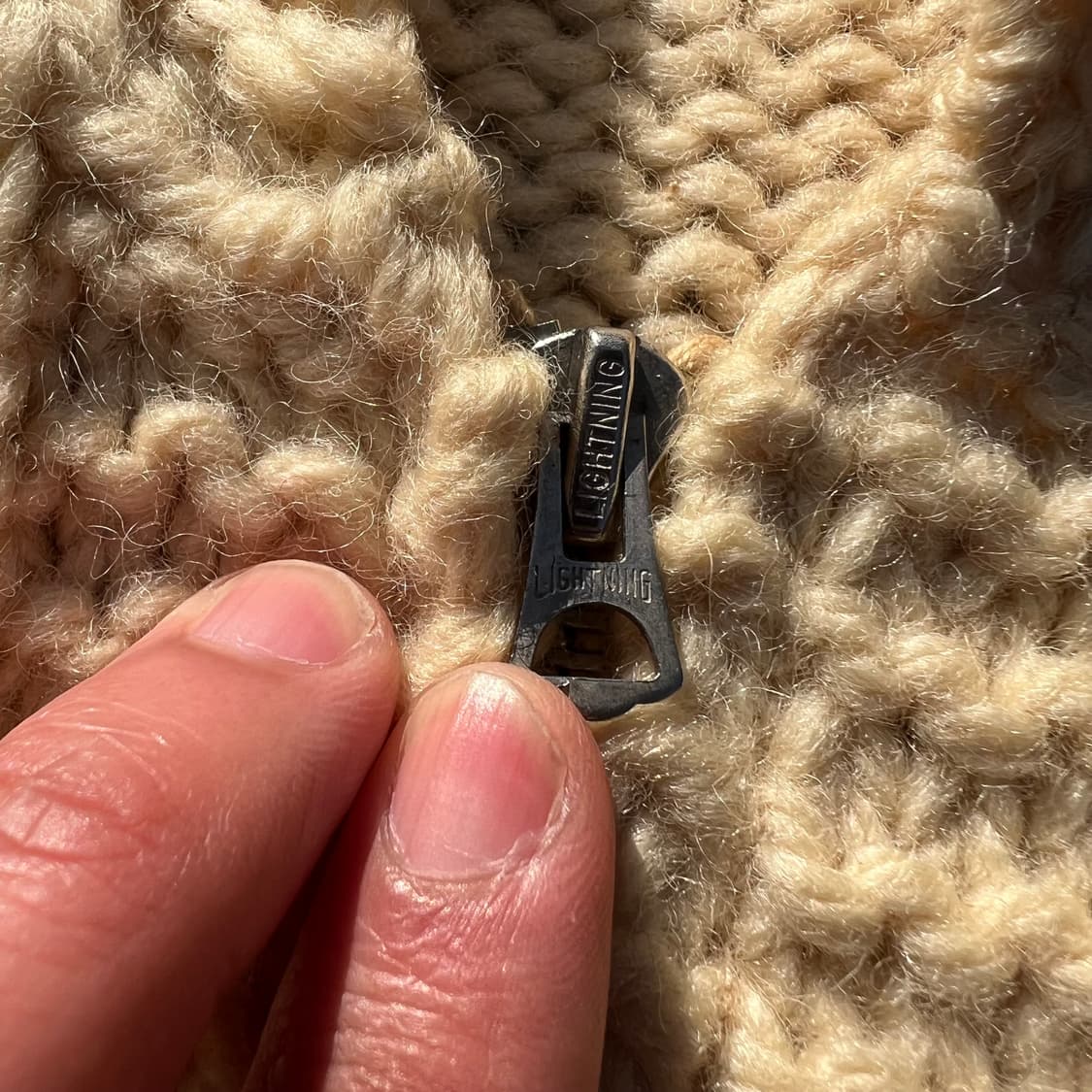 60‘s Lightning Zip Rein Deer Cowichan 상품이미지5