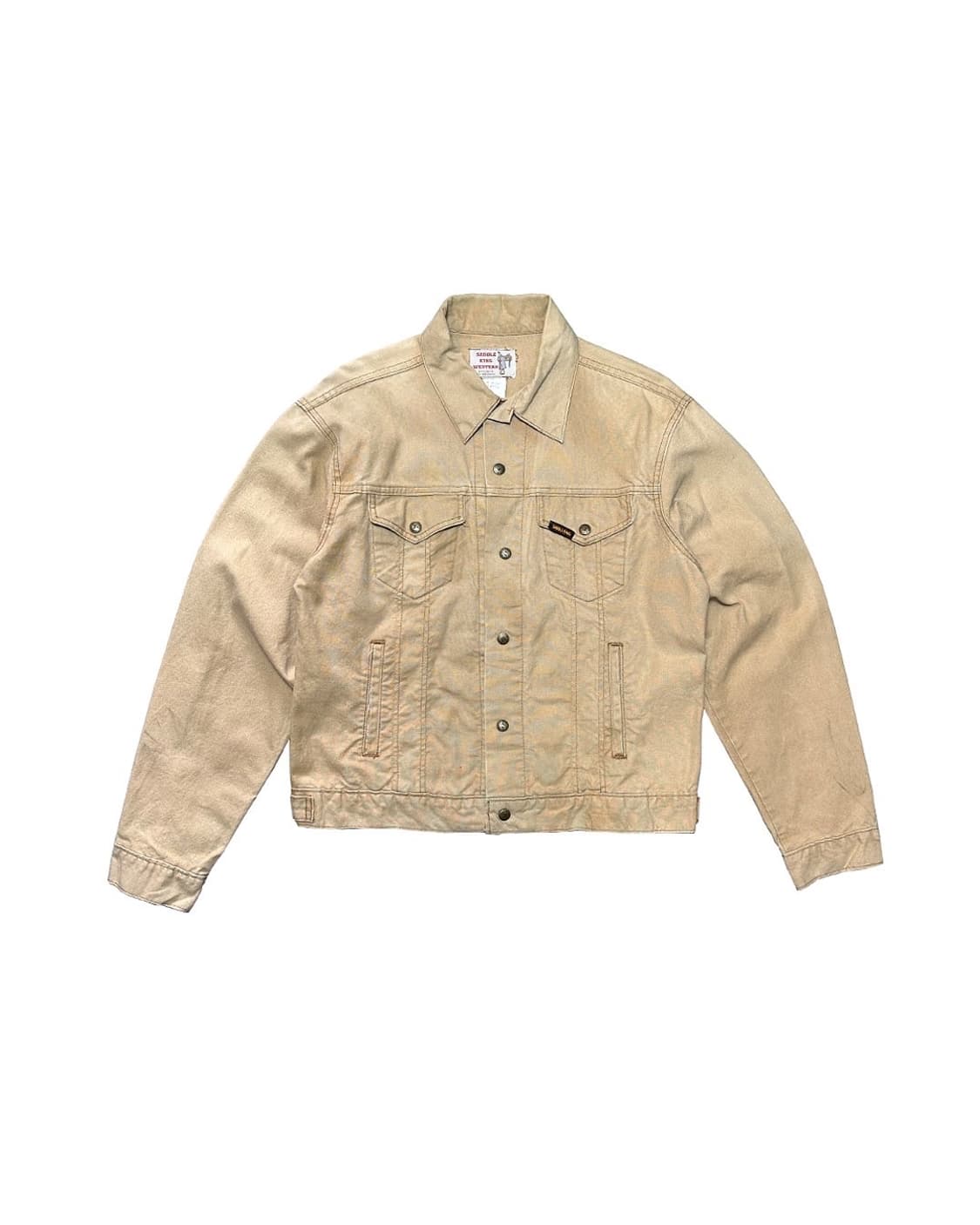 80-90s 페이드 코튼 트러커 자켓 made in usa 상품이미지1