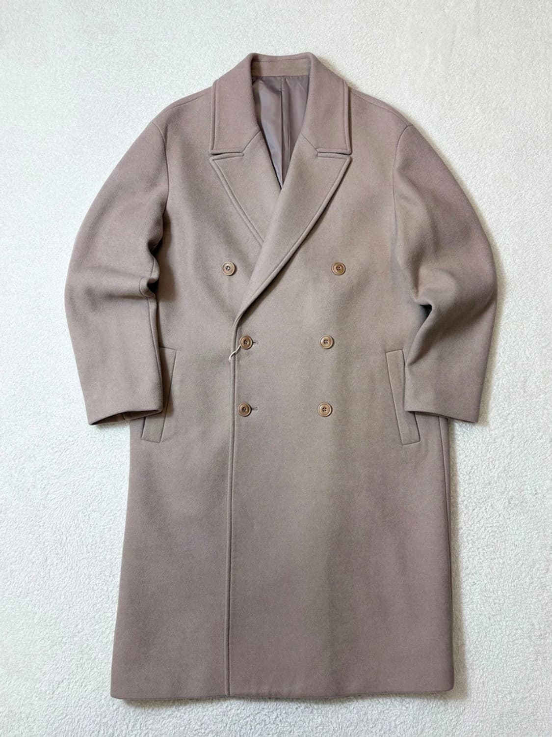 쿠어 Coor MTR 오버핏 캐시미어 블렌드 더블 롱 코트 PN6293 상품이미지1