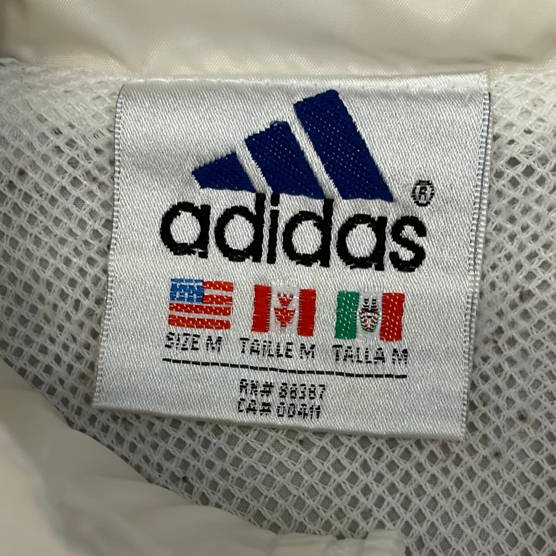 레어 90s USA 빈티지 아디다스 빅삼선 바람막이 상품이미지9