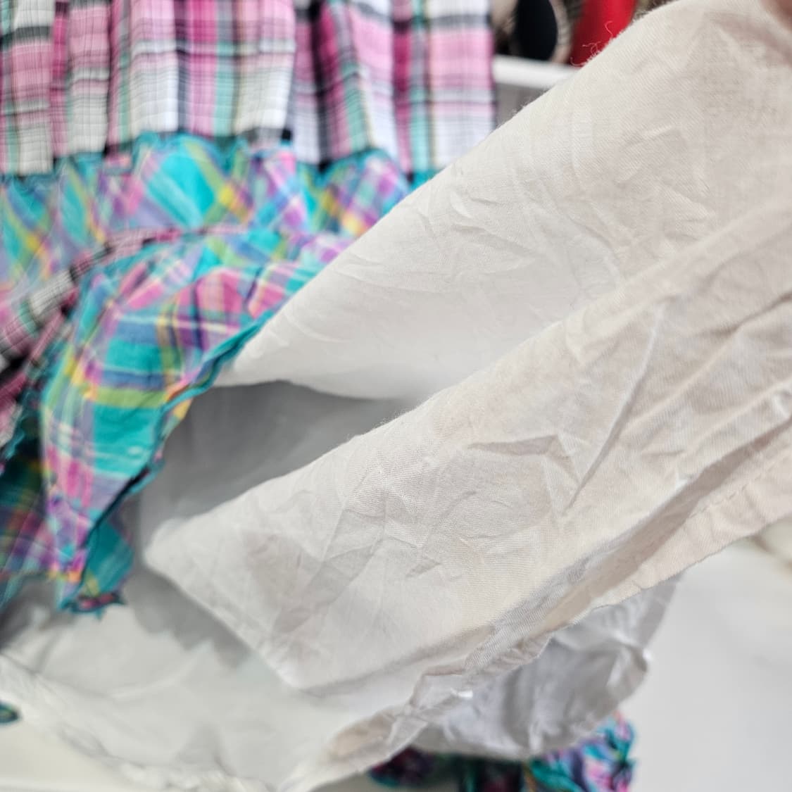 아가일 체크 믹스 캉캉 원피스 상품이미지7