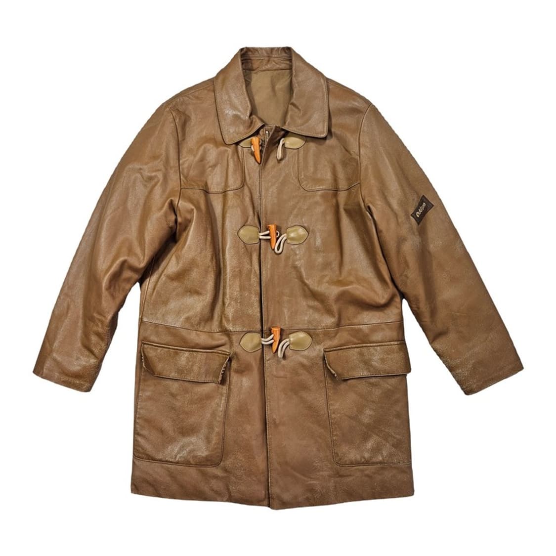 ODDSON 빈티지 양가죽 떡볶이 코트 XL 상품이미지1