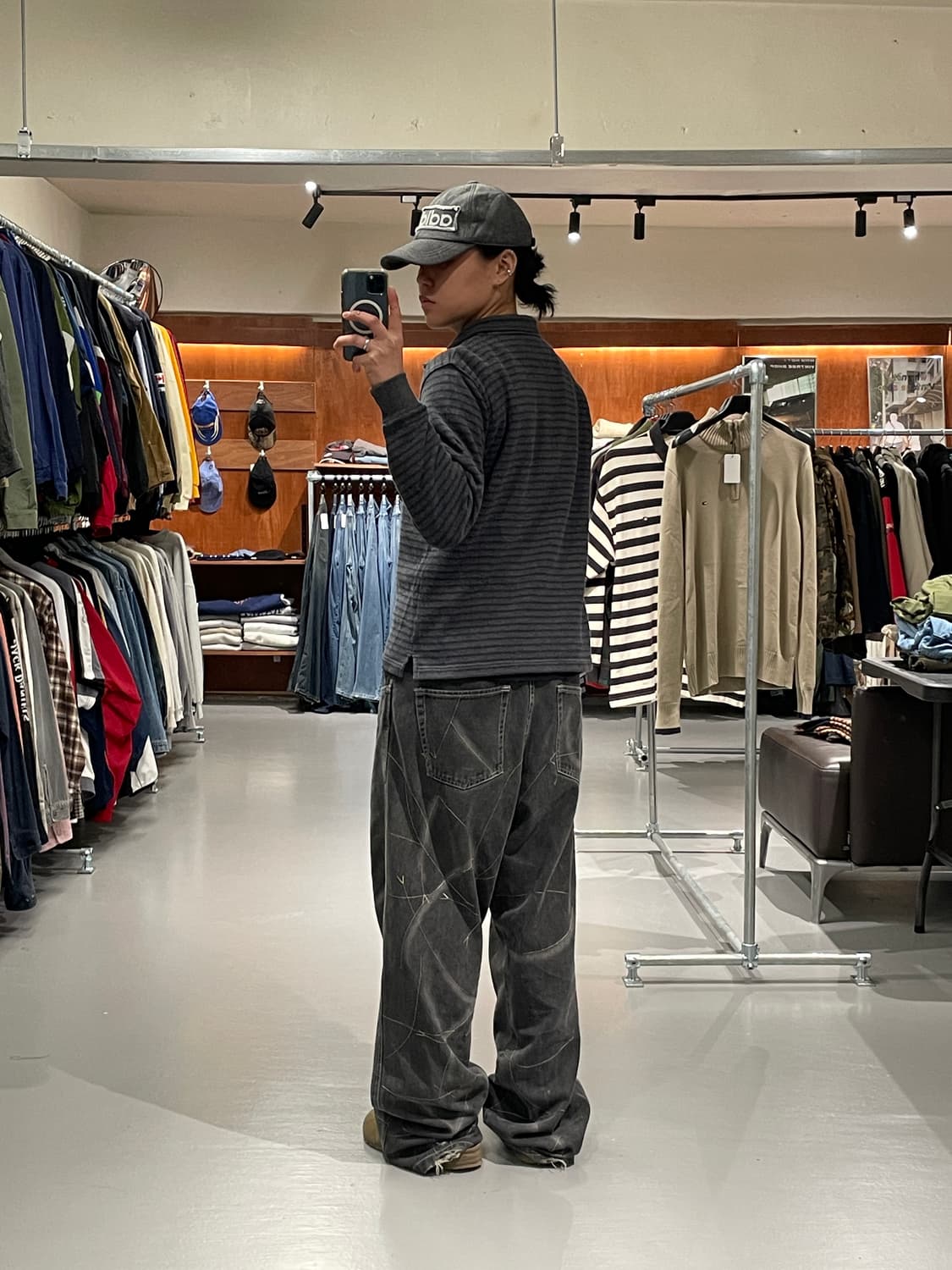 맥그리거 스트라이프 반집업 티셔츠 상품이미지6