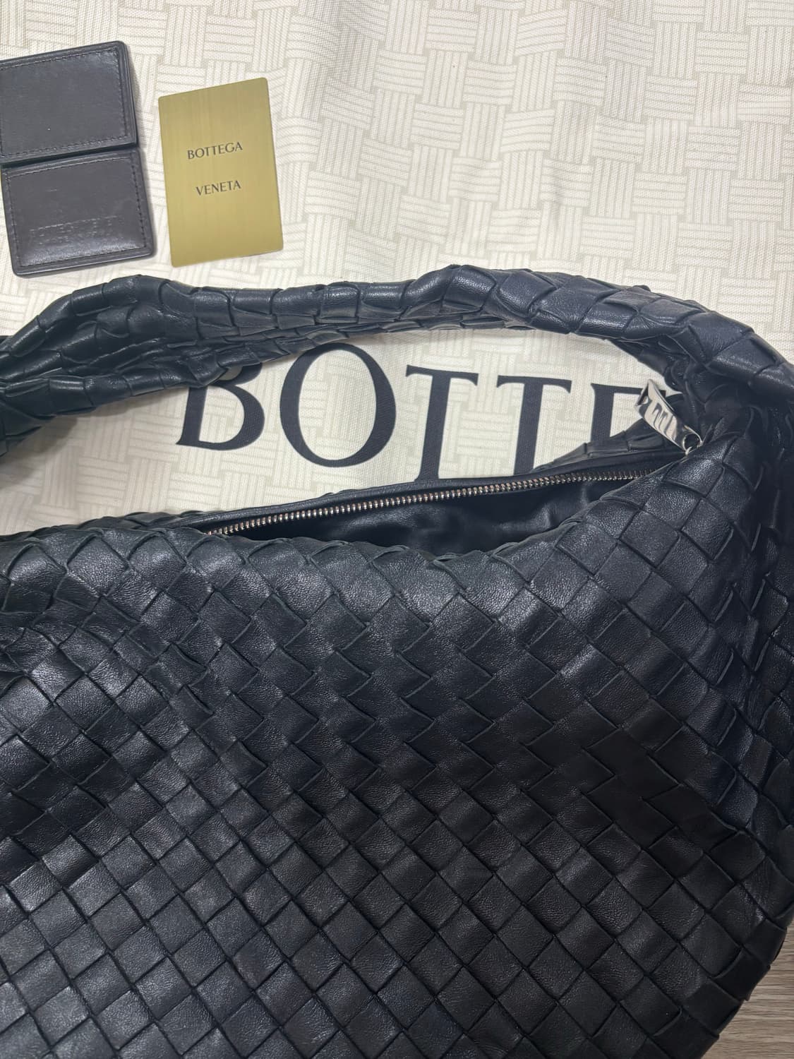 보테가베네타 조디백 클래식 블랙 은장(정품) 상품이미지1