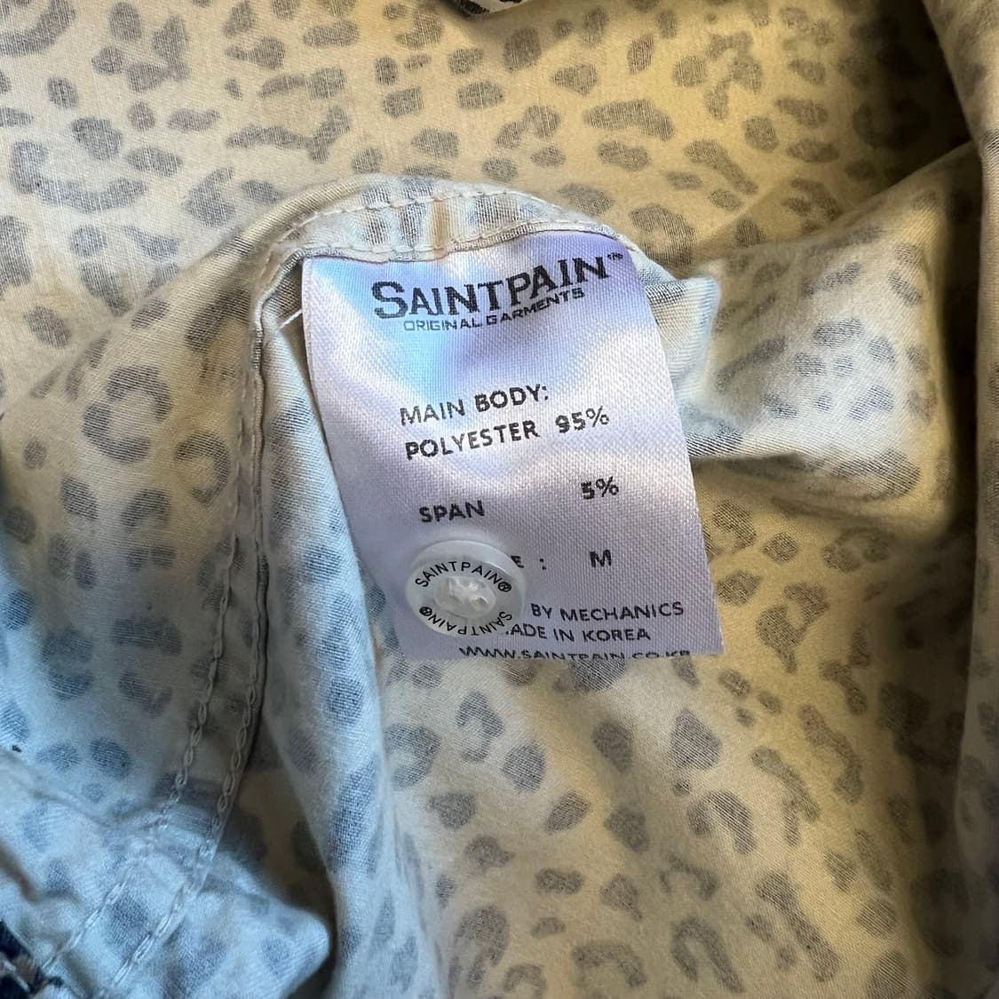[M]세인트페인 레오파드 반팔 셔츠 상품이미지6