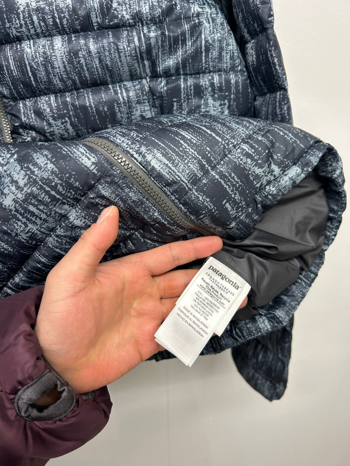 파타고니아 레어컬러 경량 다운 패딩자켓 상품이미지6