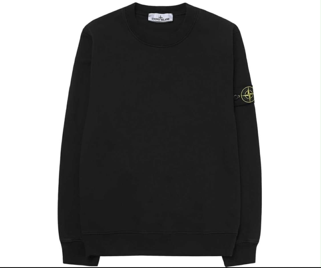 [XL]스톤아일랜드 맨투맨 블랙 상품이미지1