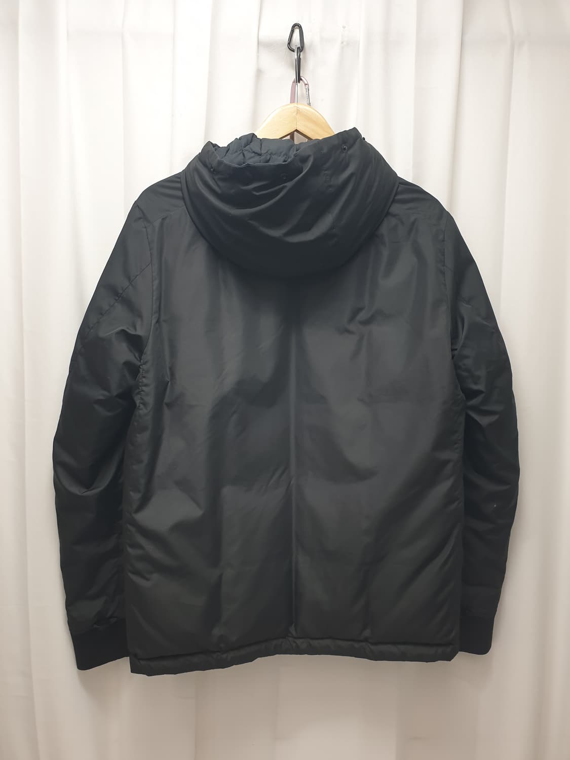 띠어리 후드 덕다운 파카 블랙 S 상품이미지2