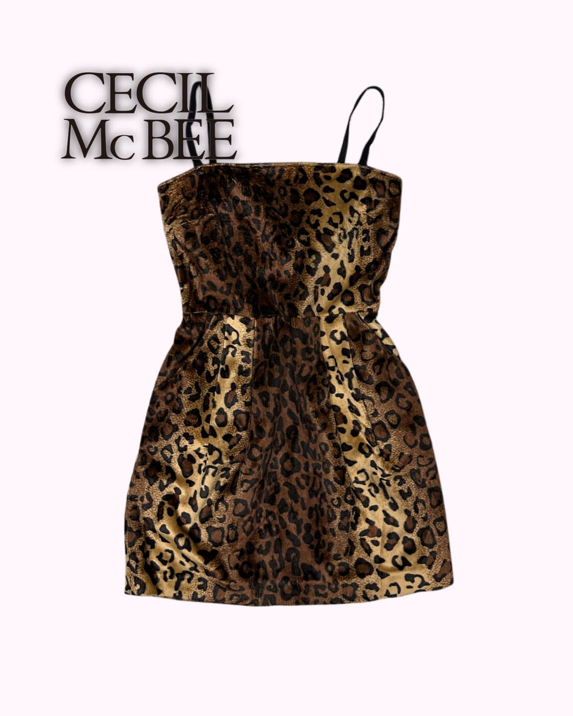 CECIL MCBEE leopard mini dress 상품이미지1