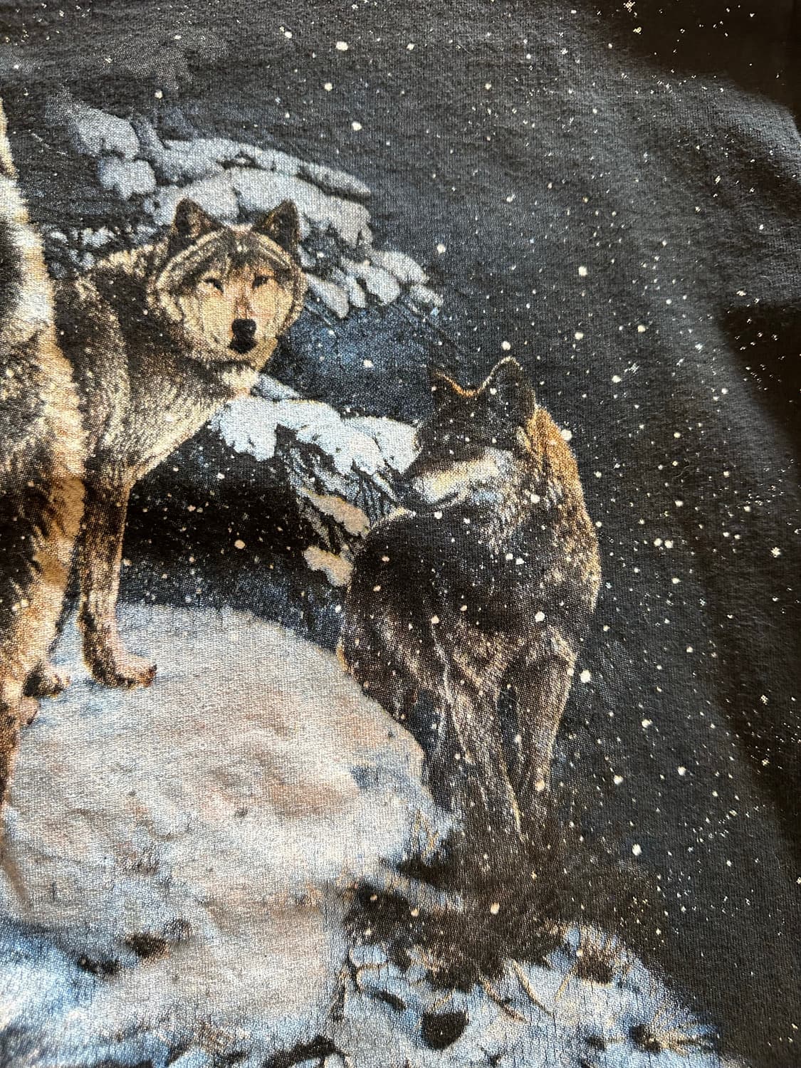 [USA]1991 3D Emblem Wolf Snow Speckle 상품이미지5