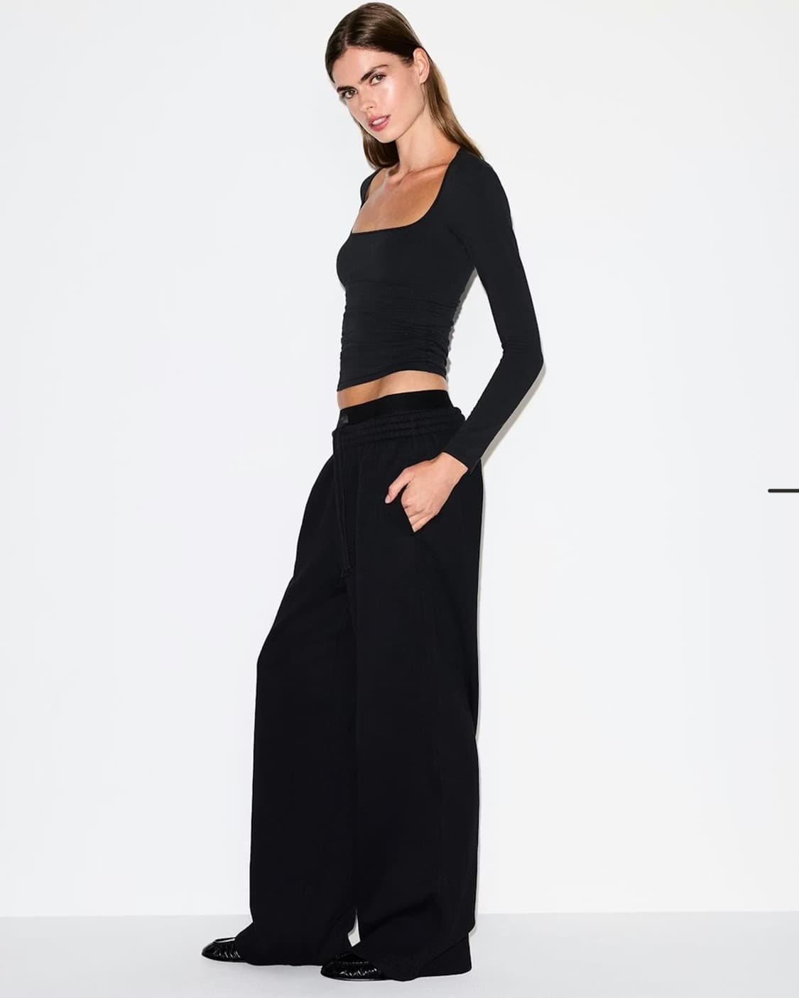 Skims OVERSIZED DOUBLE WAISTBAND PANT 상품이미지2