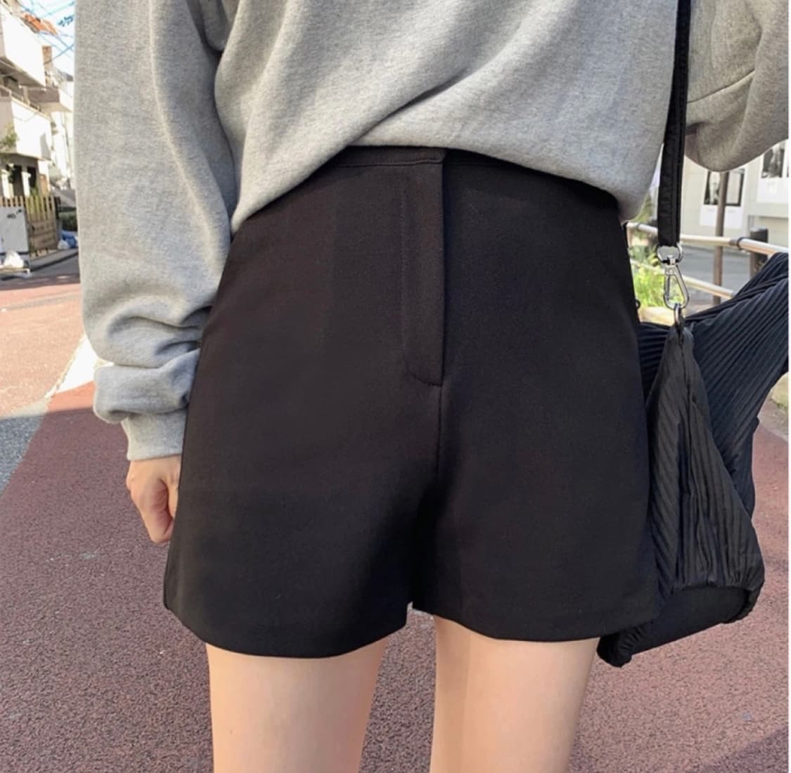 삐뽕언니 하프 반바지 3부 슬랙스 L 상품이미지2