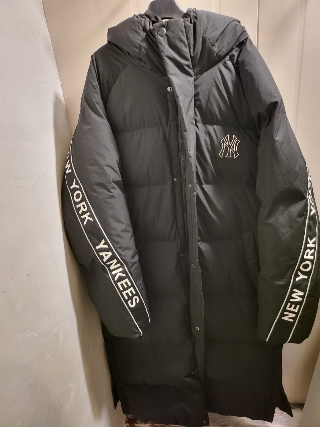 MLB 뉴욕 양키스 롱패딩 XXL(110) 상품이미지1