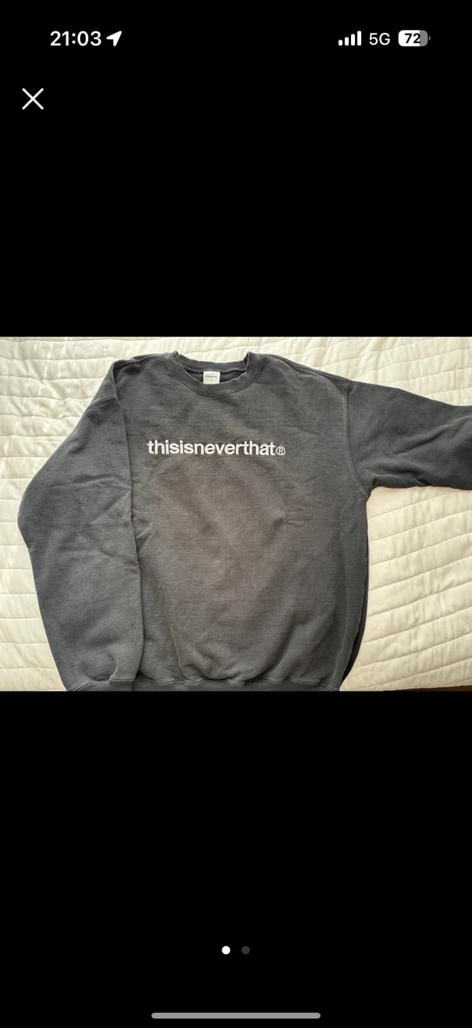 디스이즈네버댓 맨투맨 L 상품이미지1