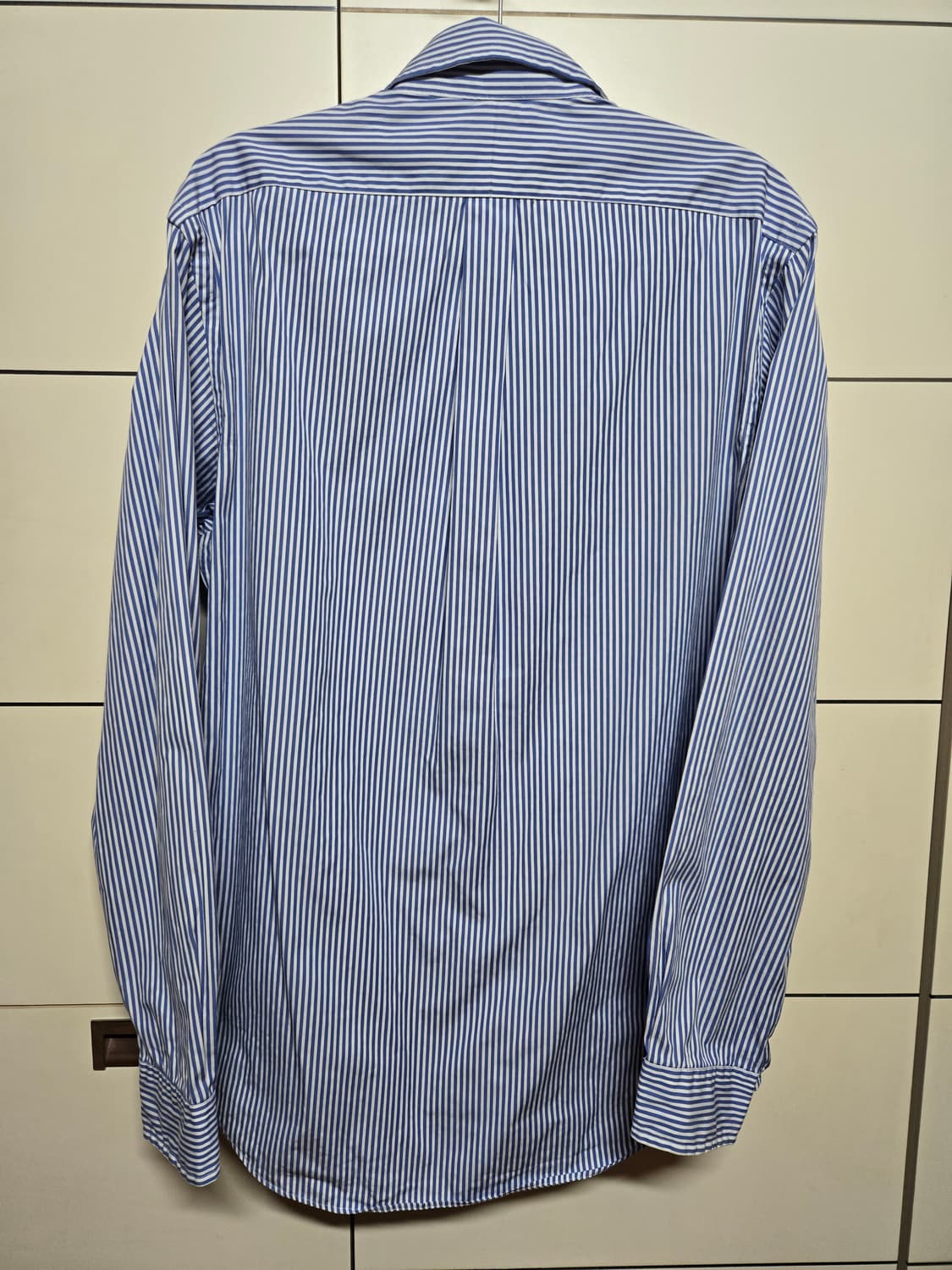 폴로 랄프로렌 남성 블루 스트라이프 셔츠(M사이즈) 상품이미지4