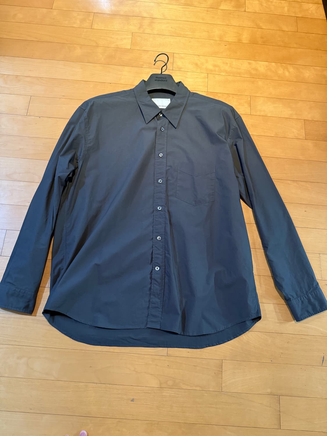 아뜰리에 델디오 셔츠 차콜 L 상품이미지1