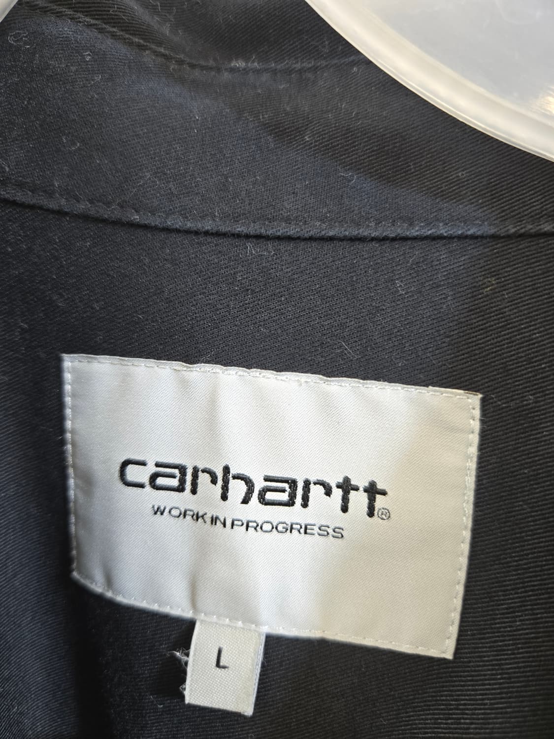 칼하트WIP 네이비 메디슨 셔츠 상품이미지3