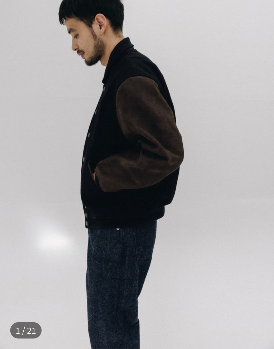 오토매틱포더피플 바시티 블랙,네이비 3사이즈 구매합니다. 상품이미지2