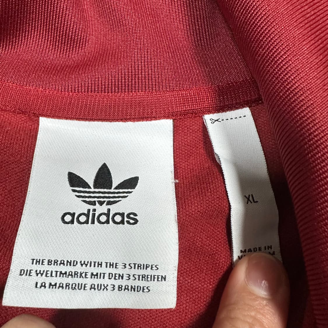 ✨ (바배) 아디다스 버건디 베켄바우어 마룬 투웨이 트랙탑 져지  상품이미지3