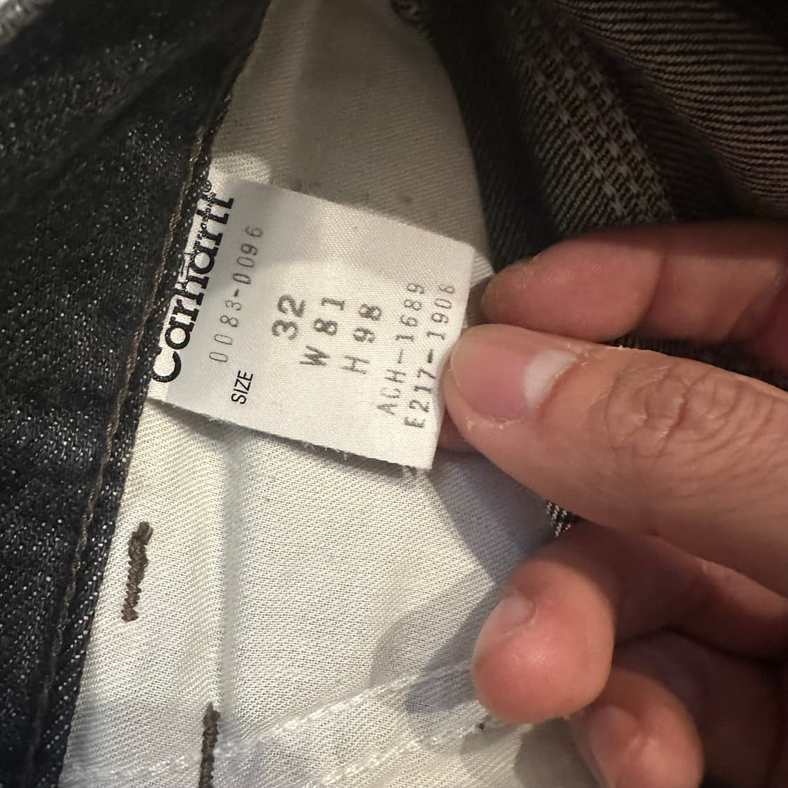 00s 칼하트 카펜터 팬츠 상품이미지5