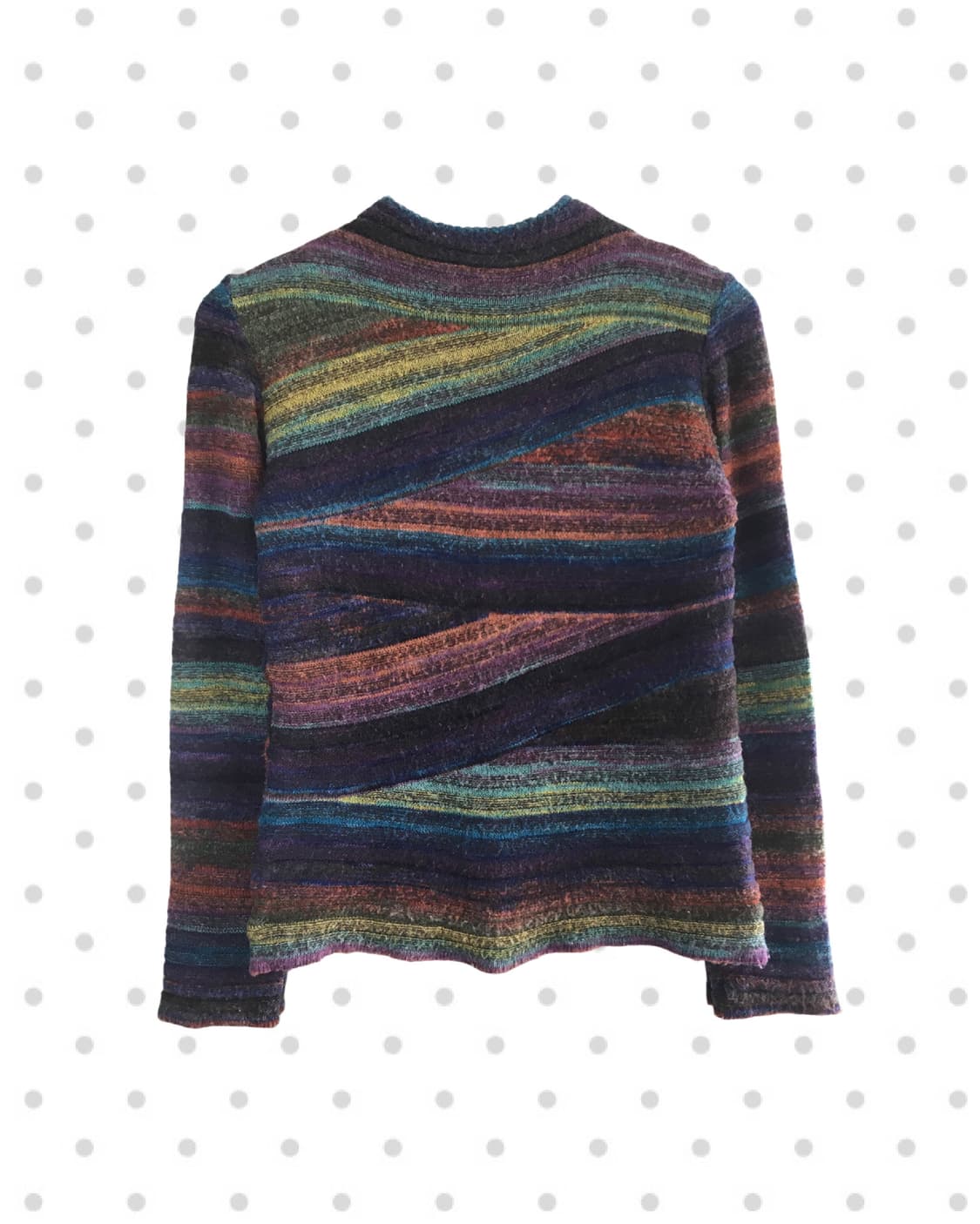 vintage two-way stripe knit rainbow 상품이미지5